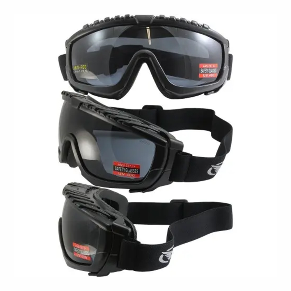 Окуляри Global Vision Ballistech-1 (smoke) Anti-Fog, чорні 1БАЛ1-20 Фото 3